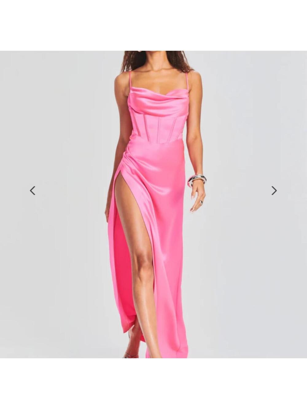 Retrofête ROSA CORSET DRESS hyper pink maxi - Picture 2 of 9